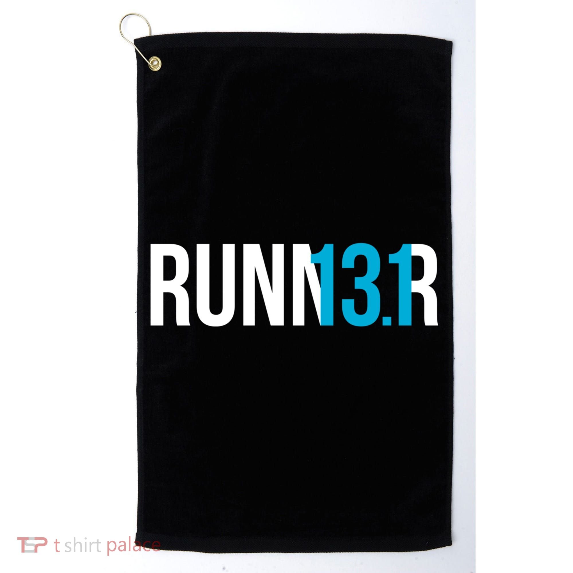 Half Marathon Runner Gift 13 1 Runner Gift Golf Towel