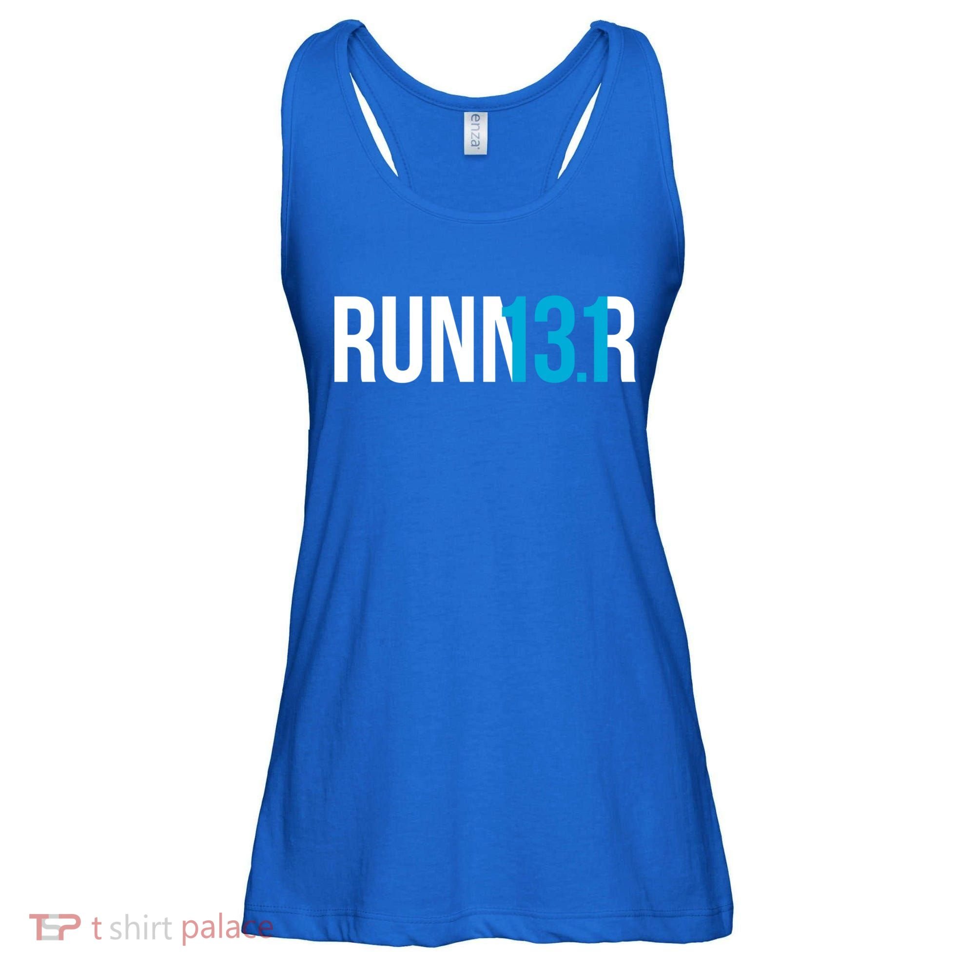 Half Marathon Runner Gift 13 1 Runner Gift Ladies Essential Flowy Tank
