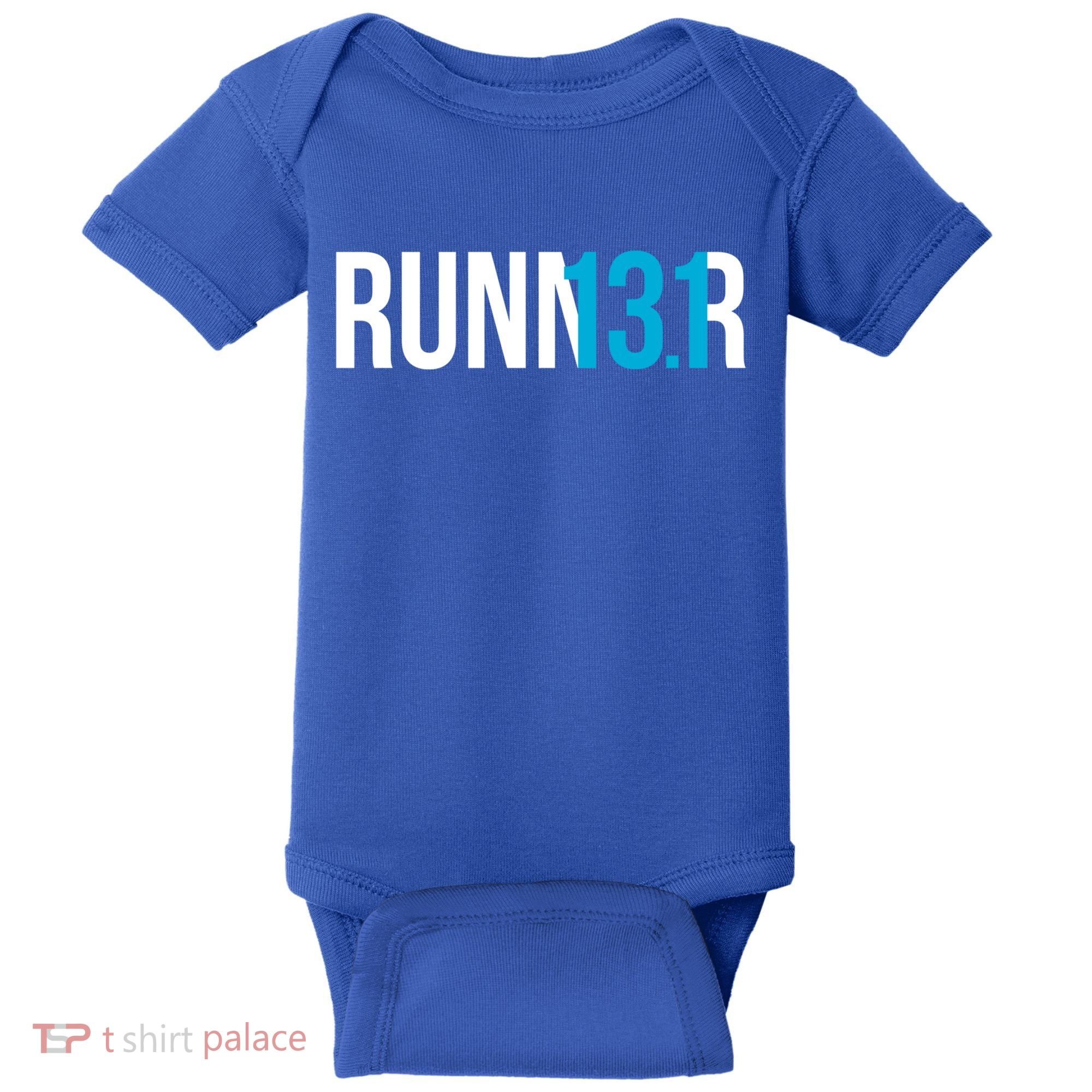 Half Marathon Runner Gift 13 1 Runner Gift Baby Bodysuit