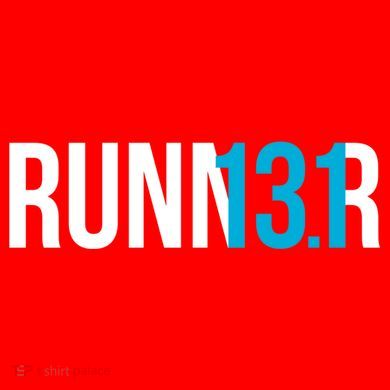 Half Marathon Runner Gift 13 1 Runner Gift Santa Hat