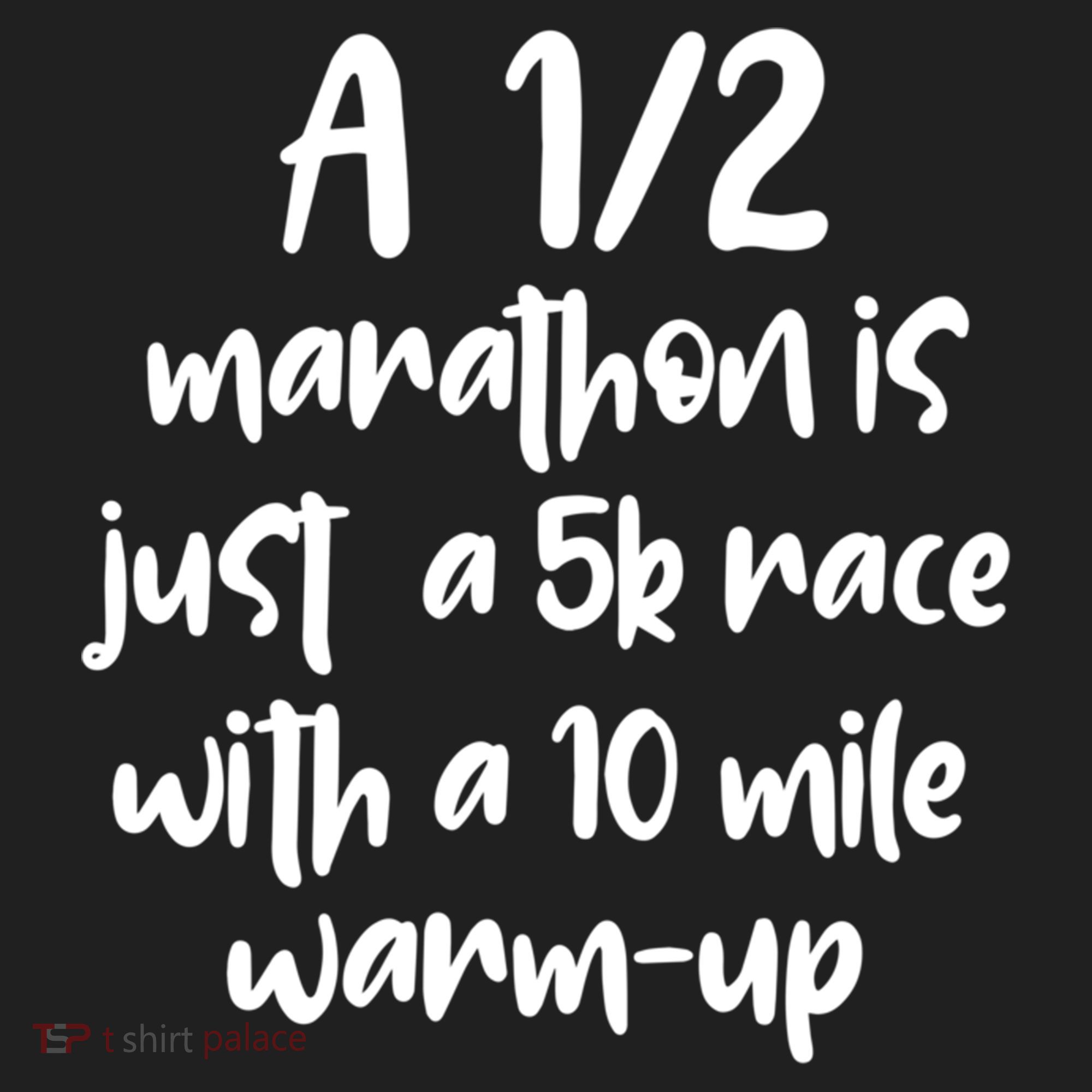 Half Marathon Running Runners A 1/2 Marathon Is Just 5k Race Meaningful Gift Women's Sweatshirt