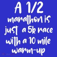 Half Marathon Running Runners A 1/2 Marathon Is Just 5k Race Meaningful Gift Hoodie thumb 7