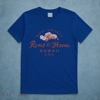 Hawaii Maui Road To Hana Vintage Hawaiian Floral Gift T-Shirt thumb 5