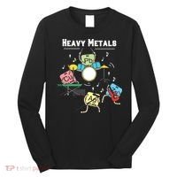 Heavy Metals Rock Chemistry Physics Periodic Table Of Elements Long Sleeve Shirt thumb 0