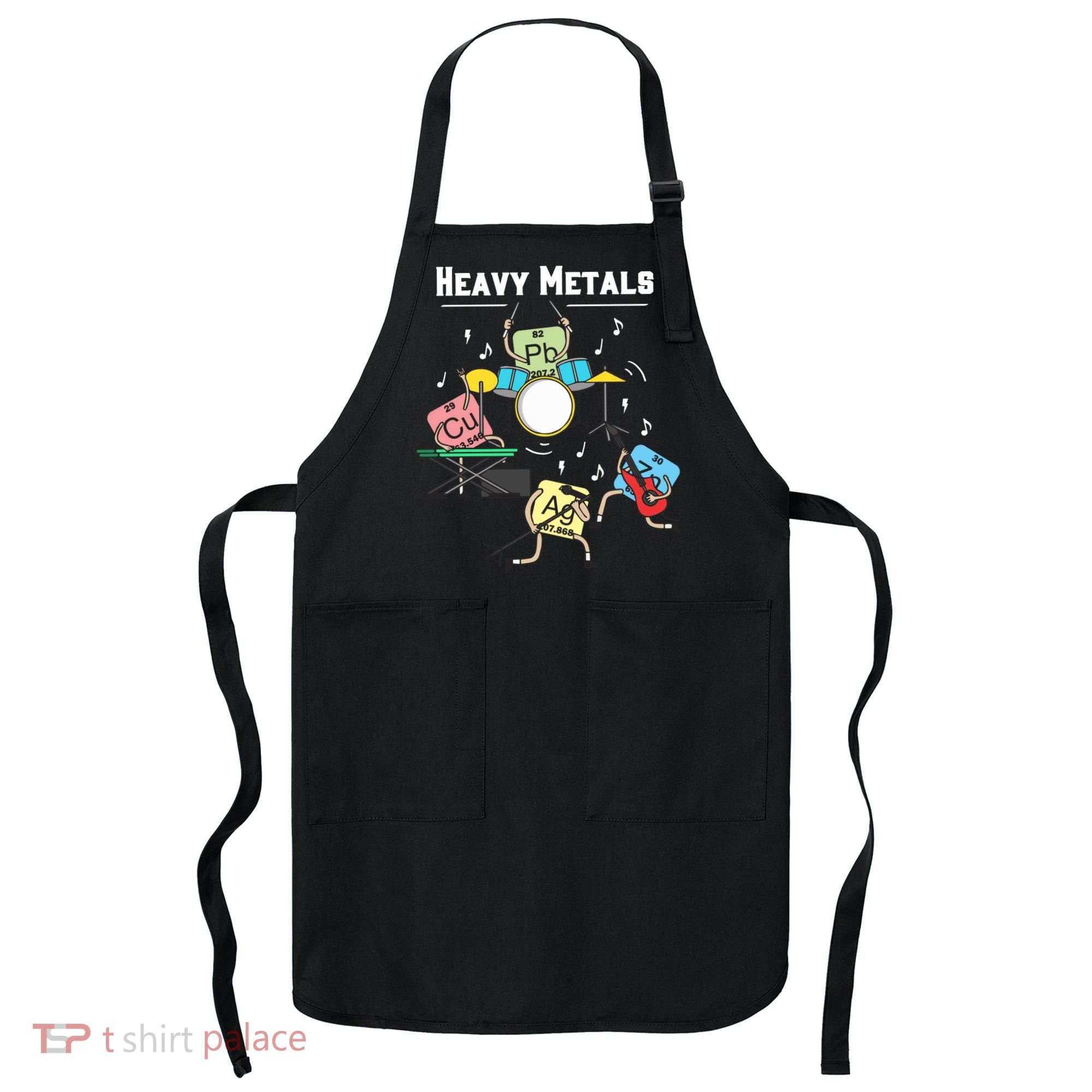 Heavy Metals Rock Chemistry Physics Periodic Table Of Elements Apron
