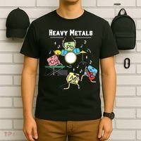 Heavy Metals Rock Chemistry Physics Periodic Table Of Elements T-Shirt thumb 6
