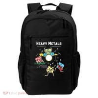 Heavy Metals Rock Chemistry Physics Periodic Table Of Elements Backpack thumb 0