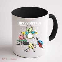 Heavy Metals Rock Chemistry Physics Periodic Table Of Elements Coffee Mug thumb 1