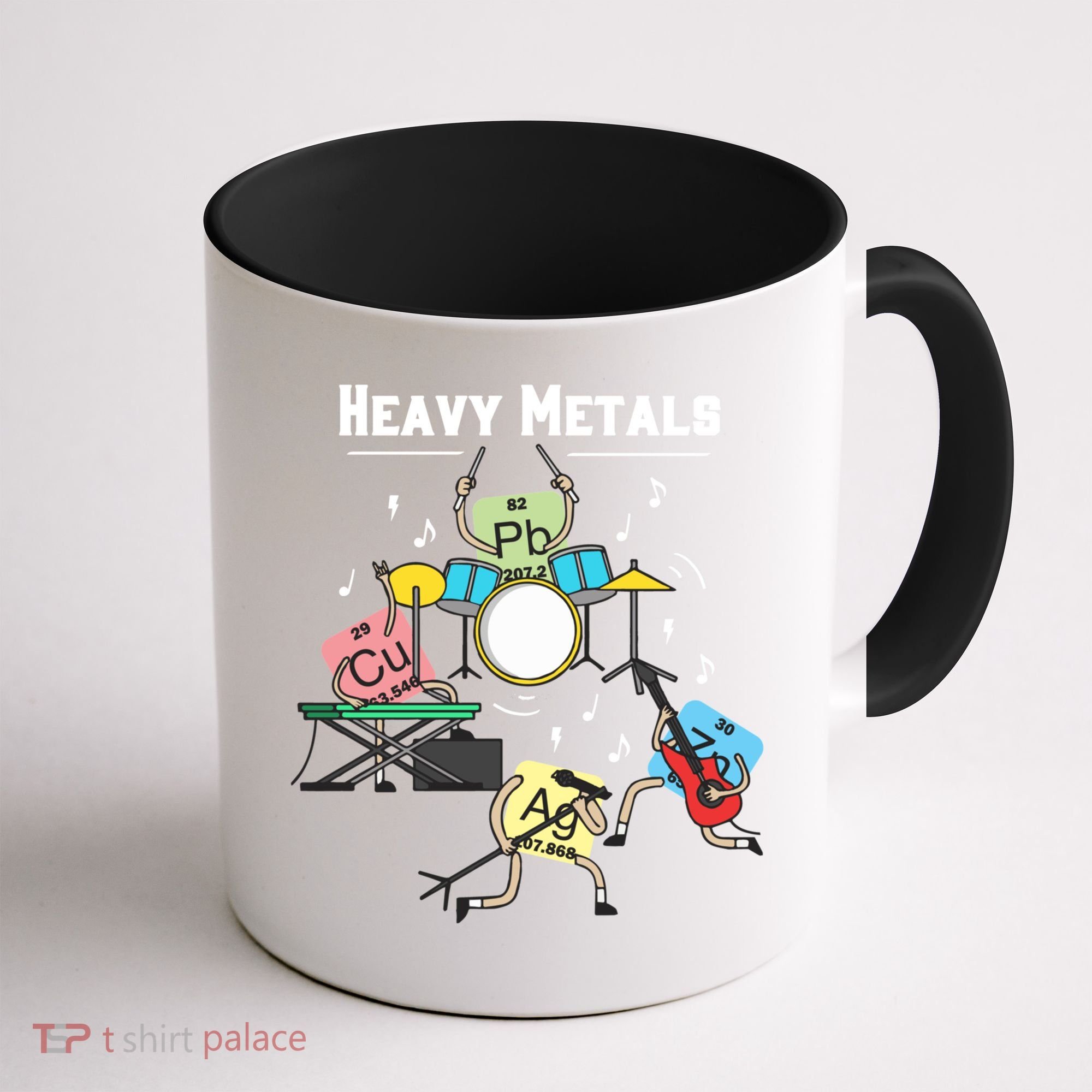 Heavy Metals Rock Chemistry Physics Periodic Table Of Elements Coffee Mug