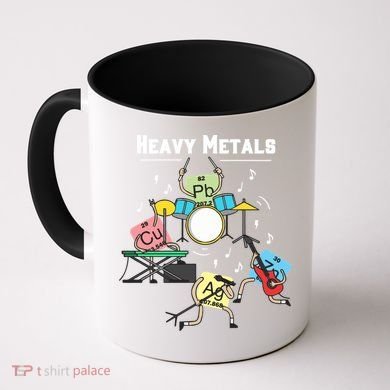 Heavy Metals Rock Chemistry Physics Periodic Table Of Elements Coffee Mug