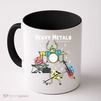 Heavy Metals Rock Chemistry Physics Periodic Table Of Elements Coffee Mug thumb 0