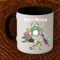 Heavy Metals Rock Chemistry Physics Periodic Table Of Elements Coffee Mug thumb 2
