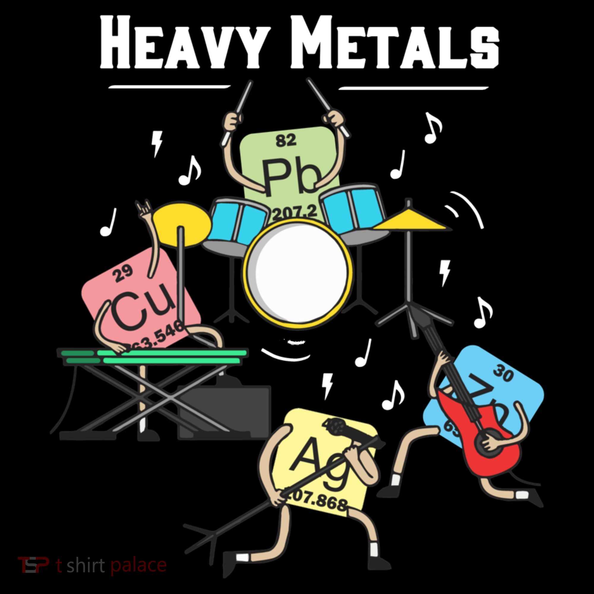 Heavy Metals Rock Chemistry Physics Periodic Table Of Elements Women's Hoodie