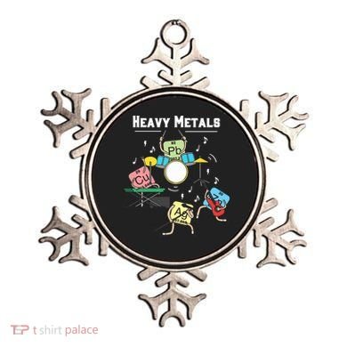 Heavy Metals Rock Chemistry Physics Periodic Table Of Elements Ornament