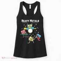 Heavy Metals Rock Chemistry Physics Periodic Table Of Elements Women's Tank Top thumb 0