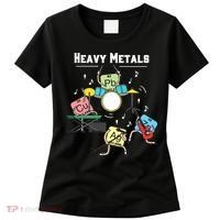 Heavy Metals Rock Chemistry Physics Periodic Table Of Elements Women's T-Shirt thumb 0