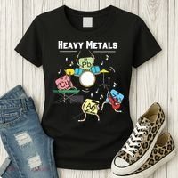 Heavy Metals Rock Chemistry Physics Periodic Table Of Elements Women's T-Shirt thumb 3