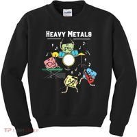 Heavy Metals Rock Chemistry Physics Periodic Table Of Elements Kids Sweatshirt thumb 0