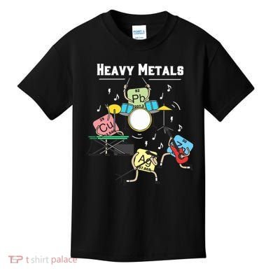 Heavy Metals Rock Chemistry Physics Periodic Table Of Elements Kids T-Shirt