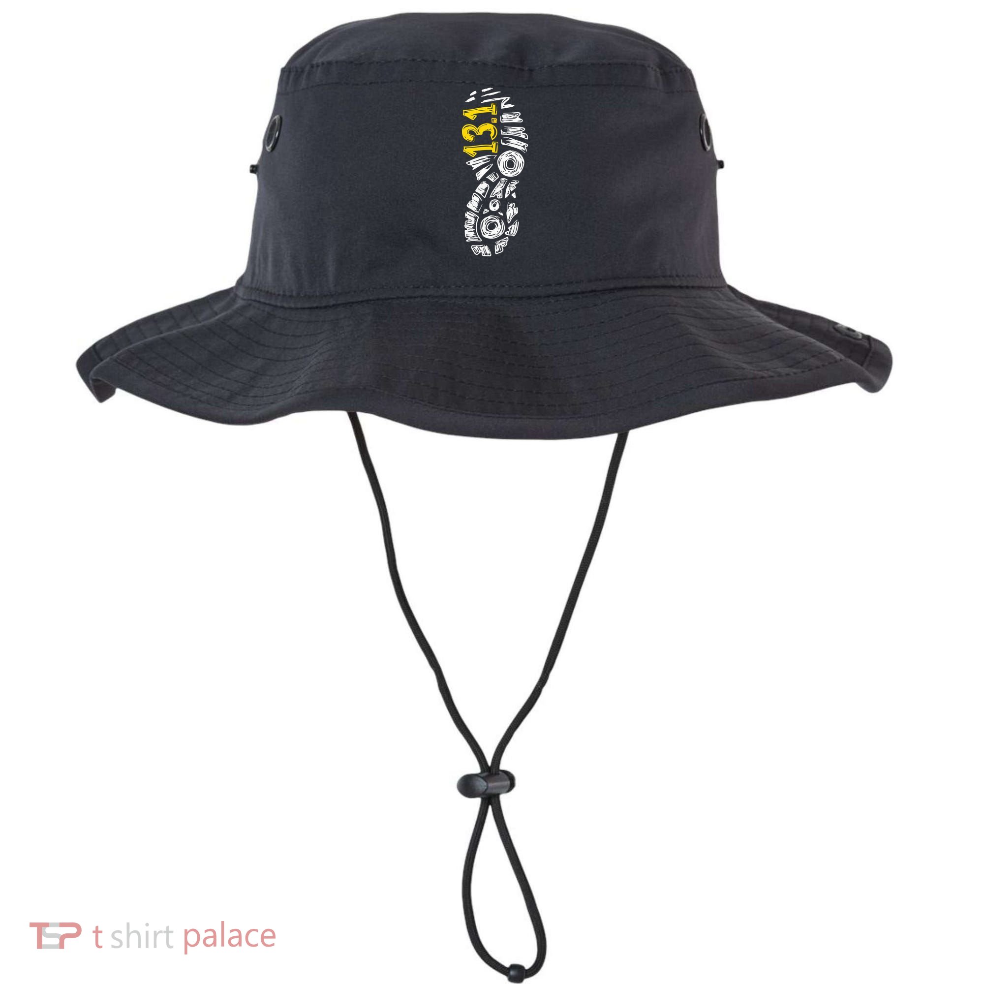 Half Marathon Runner Marathoner Gift 131 Shoe Imprint Bucket Hat