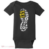 Half Marathon Runner Marathoner Gift 131 Shoe Imprint Baby Bodysuit thumb 0