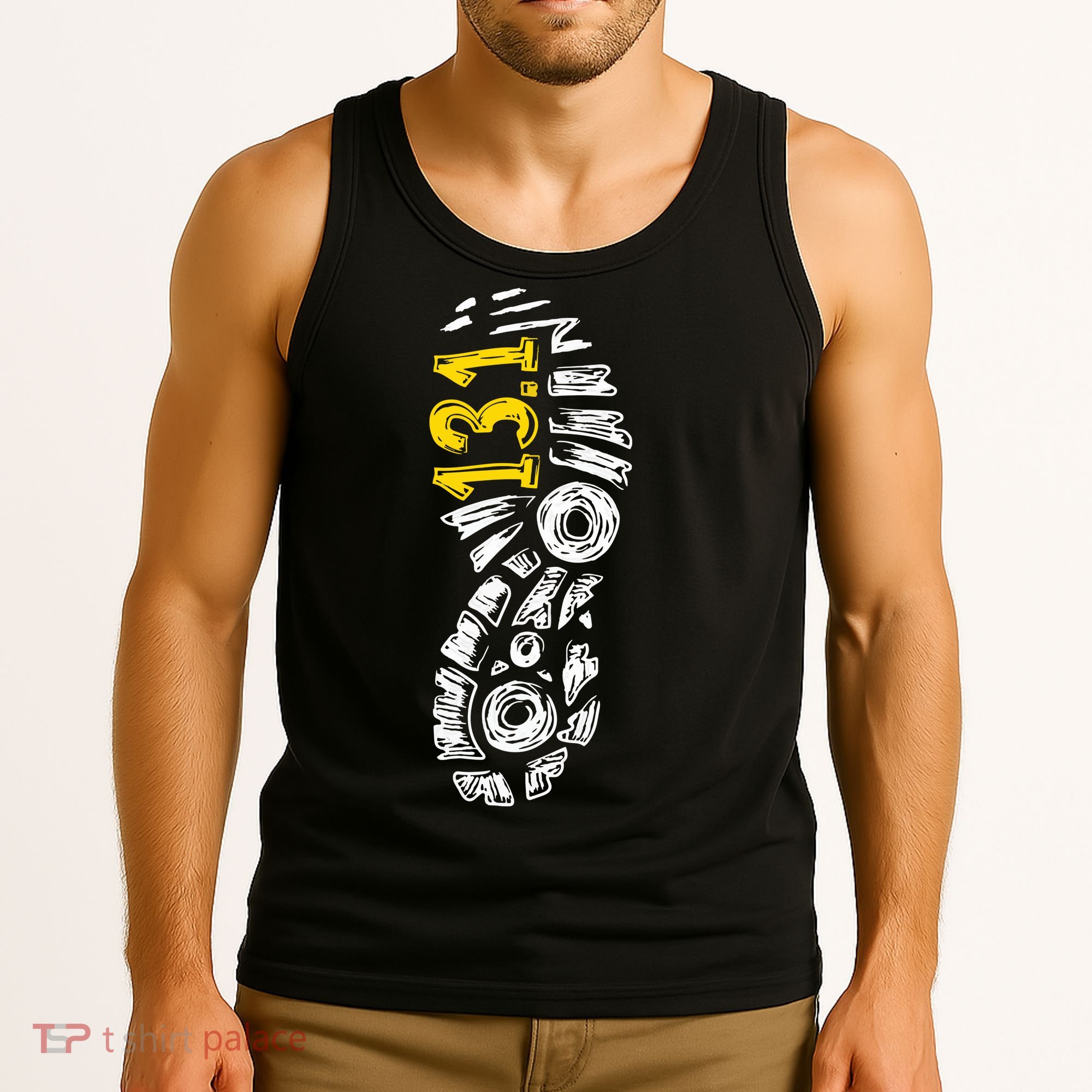 Half Marathon Runner Marathoner Gift 131 Shoe Imprint Tank Top