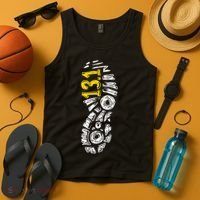 Half Marathon Runner Marathoner Gift 131 Shoe Imprint Tank Top thumb 4