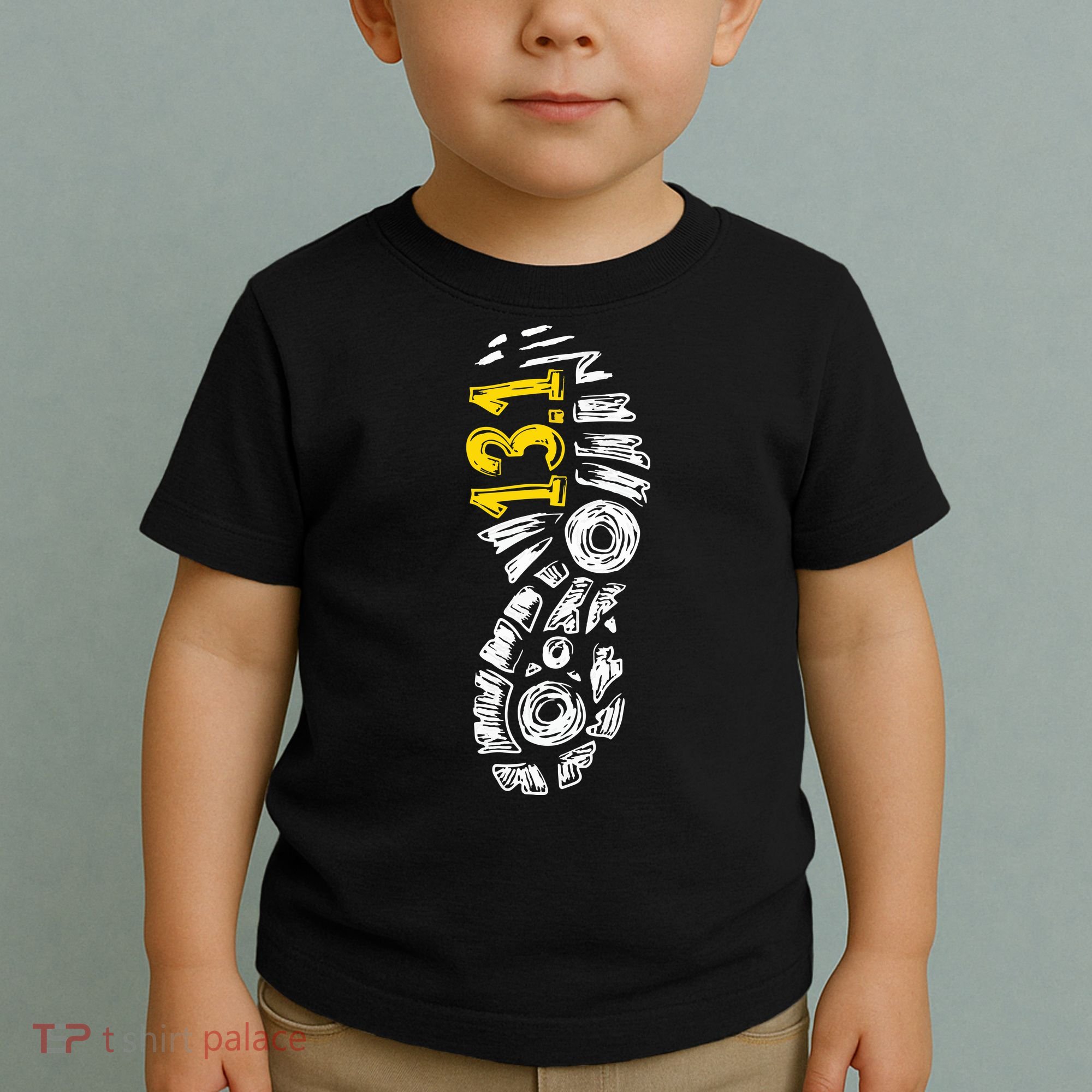 Half Marathon Runner Marathoner Gift 131 Shoe Imprint Toddler T-Shirt