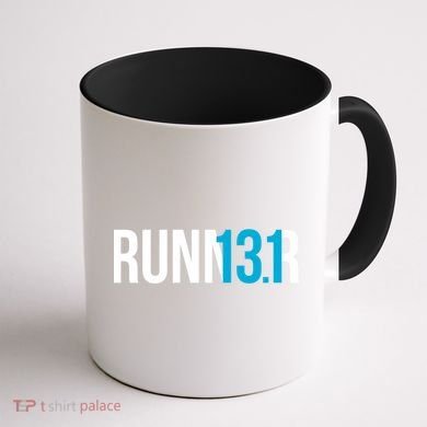 Half Marathon Runner Gift 13 1 Runner Cool Gift Coffee Mug back