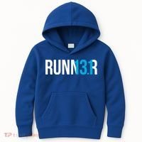 Half Marathon Runner Gift 13 1 Runner Cool Gift Kids Hoodie thumb 0