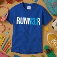 Half Marathon Runner Gift 13 1 Runner Cool Gift Kids T-Shirt thumb 3