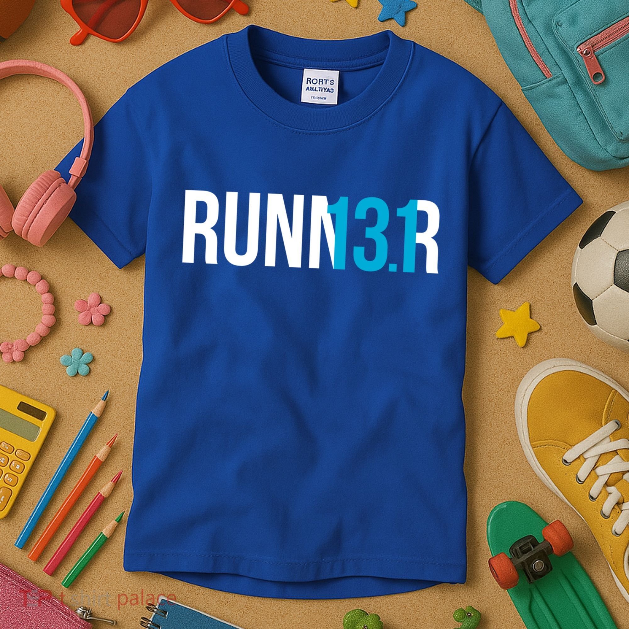 Half Marathon Runner Gift 13 1 Runner Cool Gift Kids T-Shirt