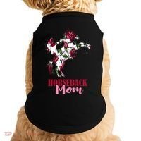 Horseback Mom Rose Horseback Riding Equestrian Rider Great Gift Doggie Tank thumb 0