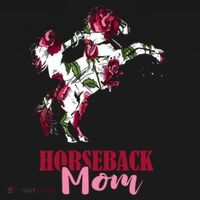 Horseback Mom Rose Horseback Riding Equestrian Rider Great Gift Bucket Hat thumb 4