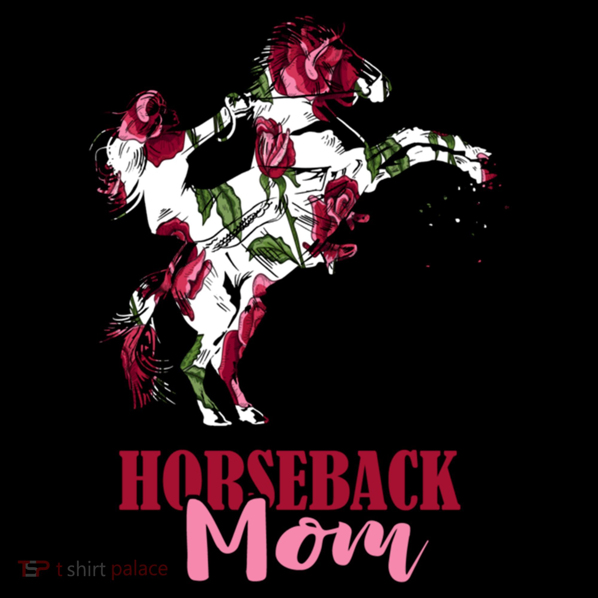 Horseback Mom Rose Horseback Riding Equestrian Rider Great Gift Coffee Mug