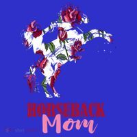 Horseback Mom Rose Horseback Riding Equestrian Rider Great Gift Coaster thumb 2