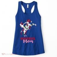 Horseback Mom Rose Horseback Riding Equestrian Rider Great Gift Women's Tank Top thumb 0