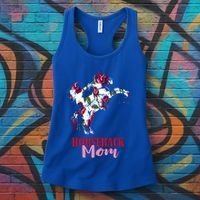 Horseback Mom Rose Horseback Riding Equestrian Rider Great Gift Women's Tank Top thumb 3