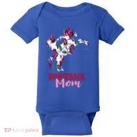 Horseback Mom Rose Horseback Riding Equestrian Rider Great Gift Baby Bodysuit thumb 0