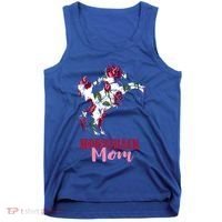 Horseback Mom Rose Horseback Riding Equestrian Rider Great Gift Tank Top thumb 0