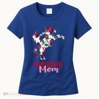 Horseback Mom Rose Horseback Riding Equestrian Rider Great Gift Women's T-Shirt thumb 0