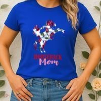 Horseback Mom Rose Horseback Riding Equestrian Rider Great Gift Women's T-Shirt thumb 2