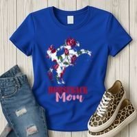 Horseback Mom Rose Horseback Riding Equestrian Rider Great Gift Women's T-Shirt thumb 3
