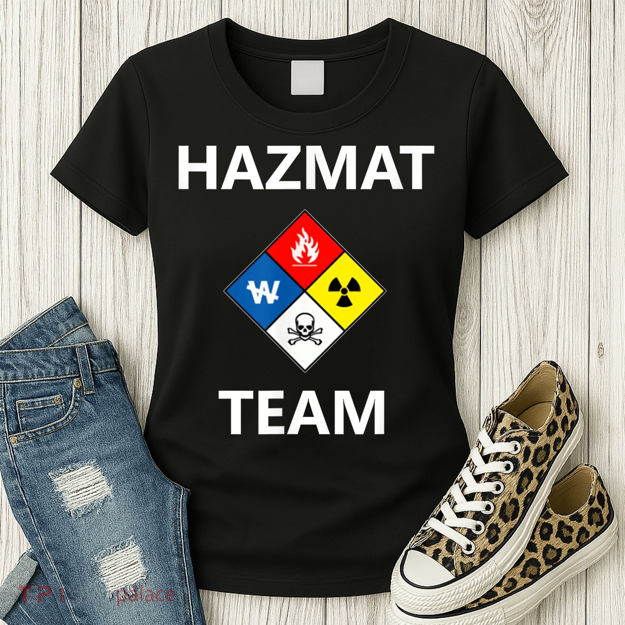 Hazmat Material Response Team Technician Emergency EMS EMT Women's T-Shirt