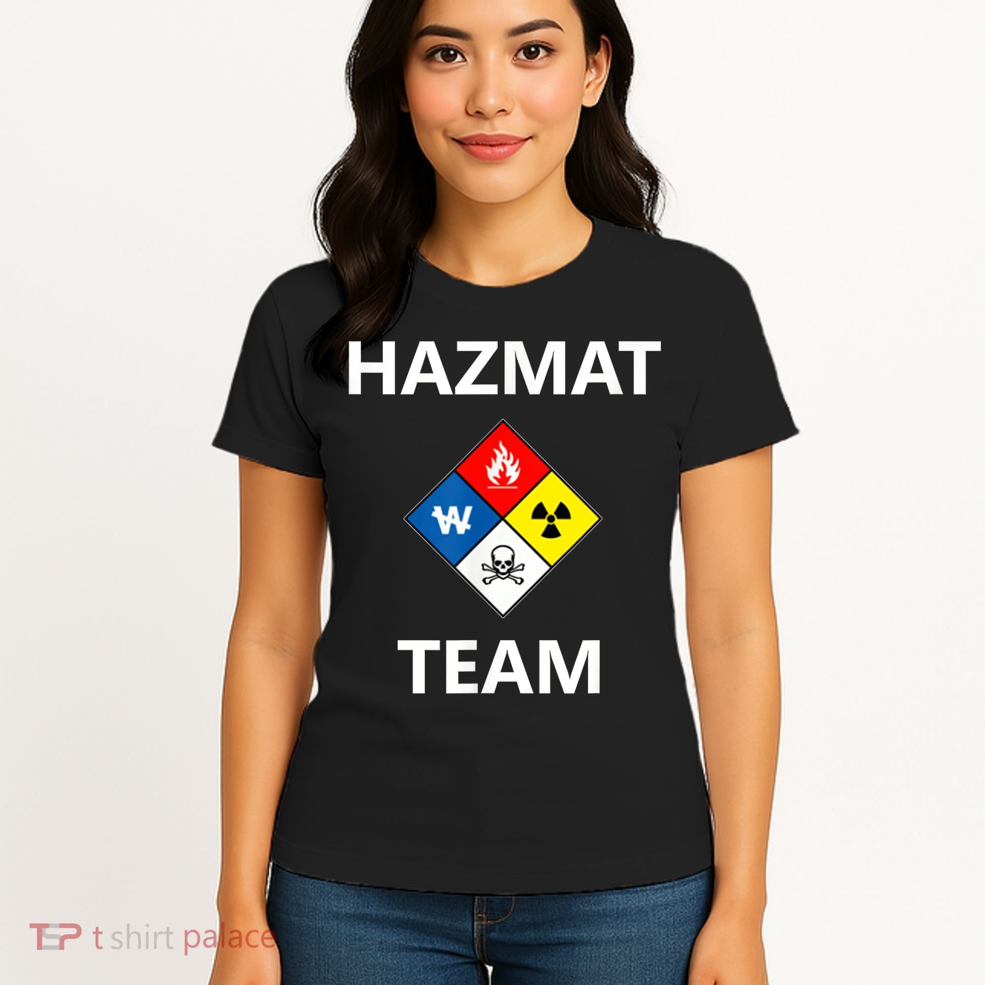 Hazmat Material Response Team Technician Emergency EMS EMT Women's T-Shirt