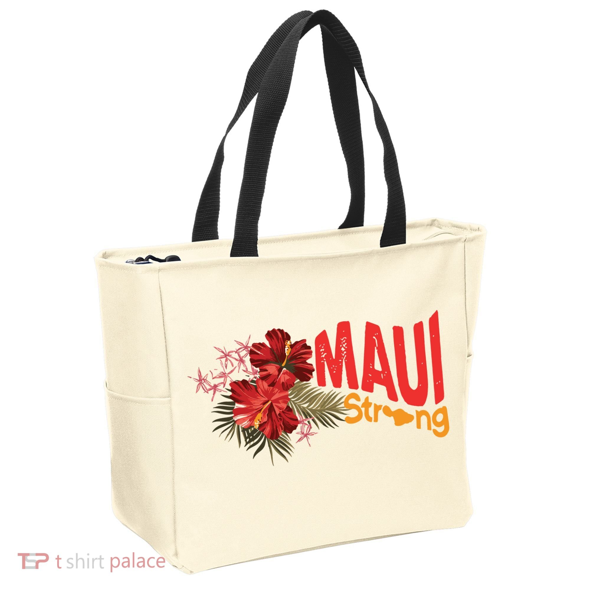 Hibiscus Maui Strong Hawaii Strong Ikaika Maui Strong Tote Bag