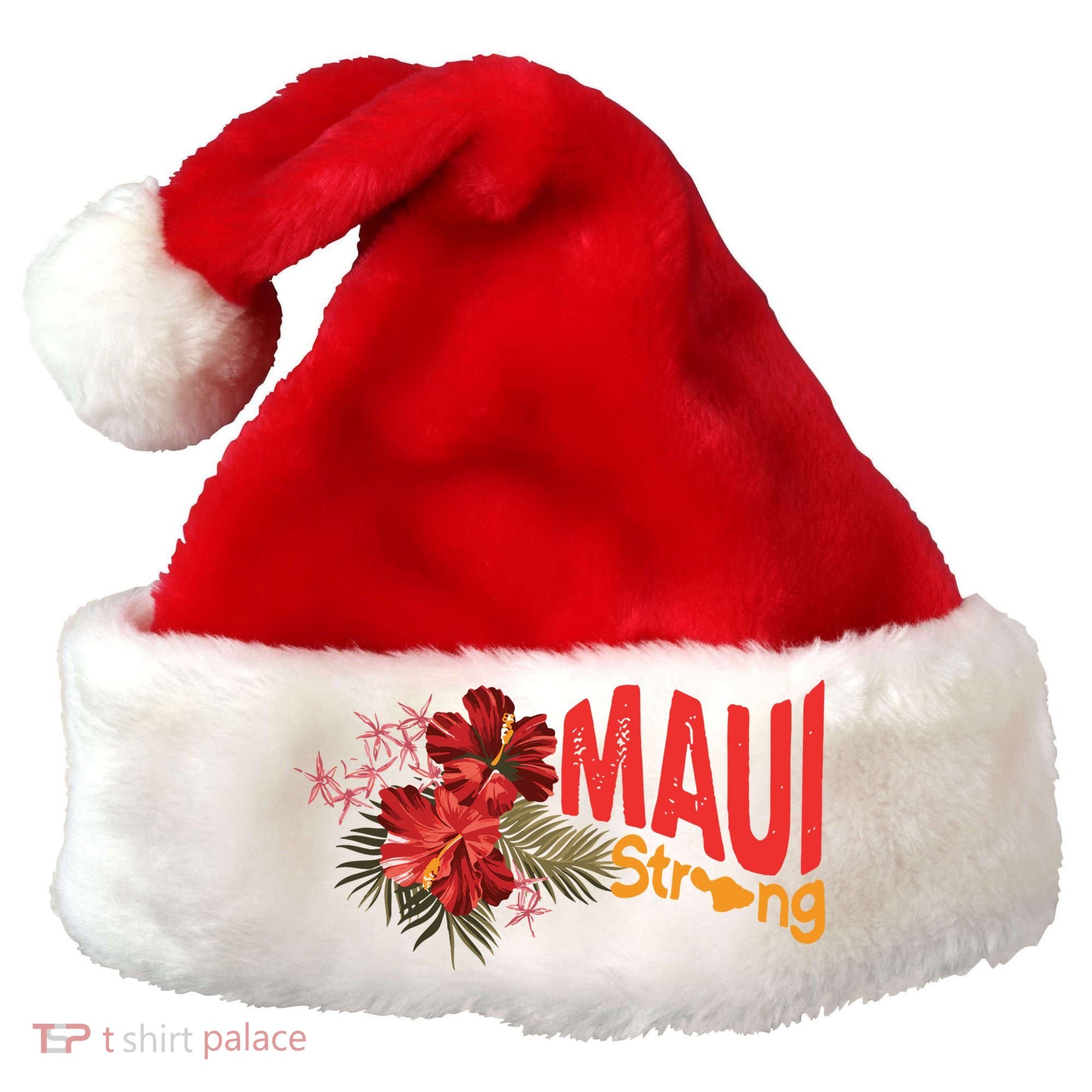 Hibiscus Maui Strong Hawaii Strong Ikaika Maui Strong Santa Hat
