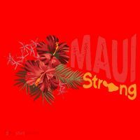 Hibiscus Maui Strong Hawaii Strong Ikaika Maui Strong Santa Hat thumb 1