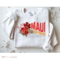 Hibiscus Maui Strong Hawaii Strong Ikaika Maui Strong Sweatshirt thumb 2