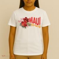 Hibiscus Maui Strong Hawaii Strong Ikaika Maui Strong T-Shirt thumb 4
